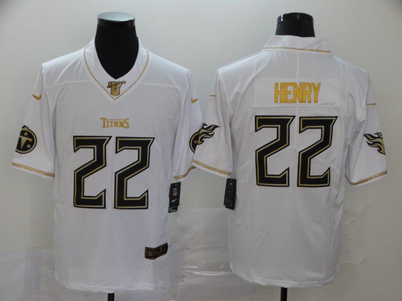 Men Tennessee Titans #22 Henry White New Nike Vapor Untouchable Limited NFL Jersey